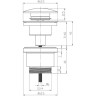 Клапан донный LEMARK универсальный Click/Clack 1 ¼ LM8500G